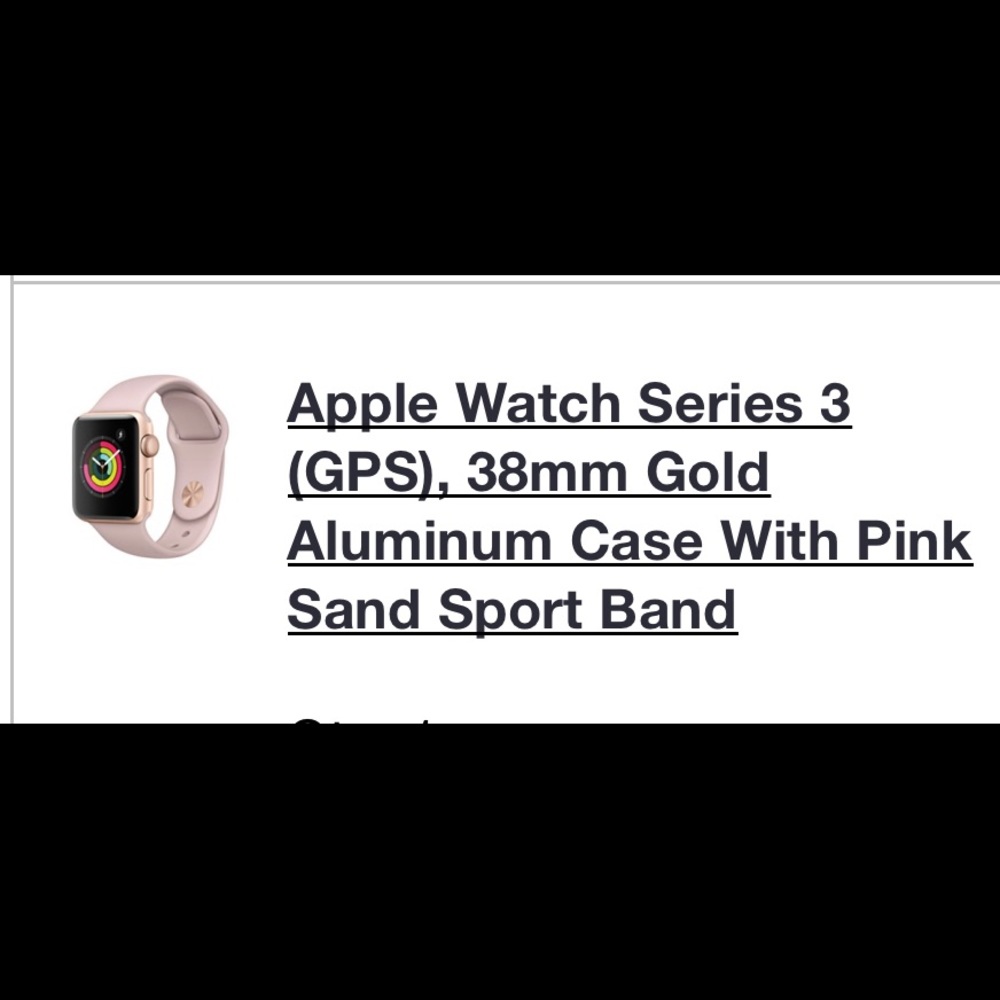 Series 3 Apple Watch 38mm